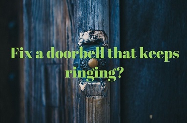 wireless doorbell ringing on its own